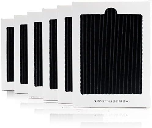 Refrigerator Air Filter Replacement for Frigidaire PAULTRA Pure Air Ultra and Electrolux EAFCBF Fridge Replace 242061001, 242047801, 242047804-6 Pack by Funmit, Pack 6