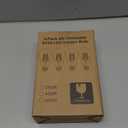 PARTPHONER LED Light Bulbs Dimmable Vintage Edison Bulb, E26 LED Bulb 60W Equivalent 720 Lumens, Warm White 2700K, ST58 Antique LED Filament Bulb CRI 85+, Clear Glass, Pack of 4