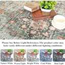 TOPRUUG Washable Oriental Area Rug - 10x14 Rugs for Living Room Soft Carpet for Bedroom Waterproof Floral Distressed Indoor Stain Resistant Non-Shedding Floor Carpets (Green, 10X14)