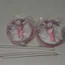 2 Pack 40 oz Tumbler Flip Straw Lid Replacement fit for Hydro Jug(Only), Spill Proof Splash Resistant Tumbler Lids, Reusable Leak Proof Tumbler Cover for Cup Accessories (Hot Pink)