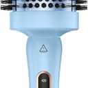Farery 2.4" Thermal Brush, Large Barrel Heated Round Brush with Triple PTC & 5 Heat Settings (280-420F), Lightweight Dual Voltage for Voluminous Big Curls, Waves & Straightening Long Hair