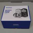 TEEHO TE003 Keyless Entry Keypad Door Lock with Handle, Electronic Digital Smart Deadbolt Locks with 2 Backup Keys, Door Knob with Code for Front Door Bedroom, Auto Lock, Easy to Install, Satin Nickel