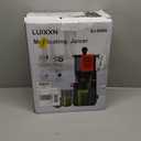 Cold Press Juicer, 5.8" Wide Feed Chute Juice Extractor Machine with 400W, High Juice Yield, Slow Masticating Juicer for Whole Vegetables & Fruits, Silver Gray