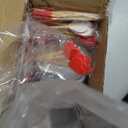 60 Pack Valentine's Heart Shaped Cake Pans  3.4oz Mini Aluminum Foil heart shape Cupcake pan with Lids, Spoons & Valentine Heart Stickers  Disposable Mothers Day Baking Tins Supplies for Gifts, Red