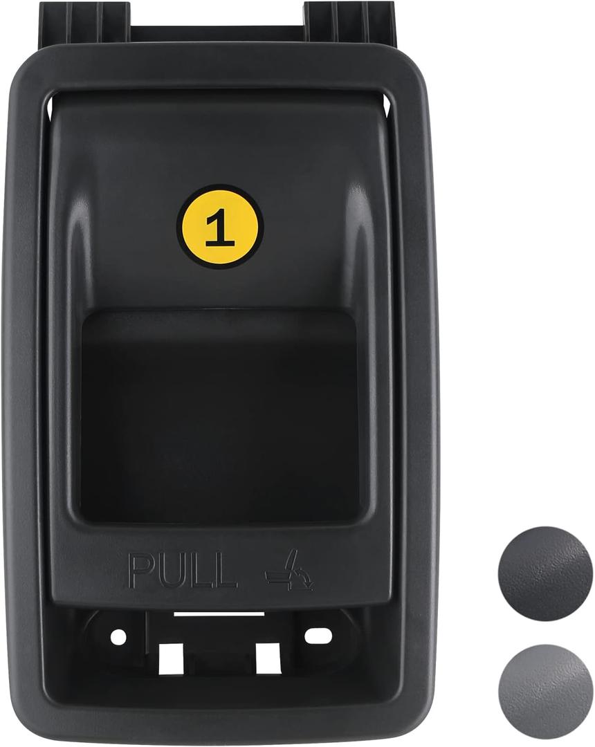 TQPONLY Folding Seat Latch Release Handle | Compatible with 11-20 Toyota Sienna | Replaces 75220 72909-08011 (Black)