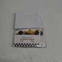 XIAOPNN Race Car Birthday Party Invitation for Boys, Yellow Racing Car, 30 Cards With 30 Envelopes, 5x7 Inches. 2Pack