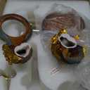 Glass Teapot Set with Infuser Semi Automatic Dragon Tea Set (Blue golden teapot)