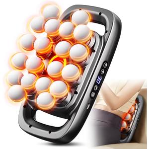 20 Head Massage Gun Deep Tissue with 3 Modes & 30 Levels, Percussion Multi-Head Handheld Portable Massager, Quiet Muscle Electric Massager Gun for Back Neck Shoulder Legs Pain Relief, Gifts Women Men