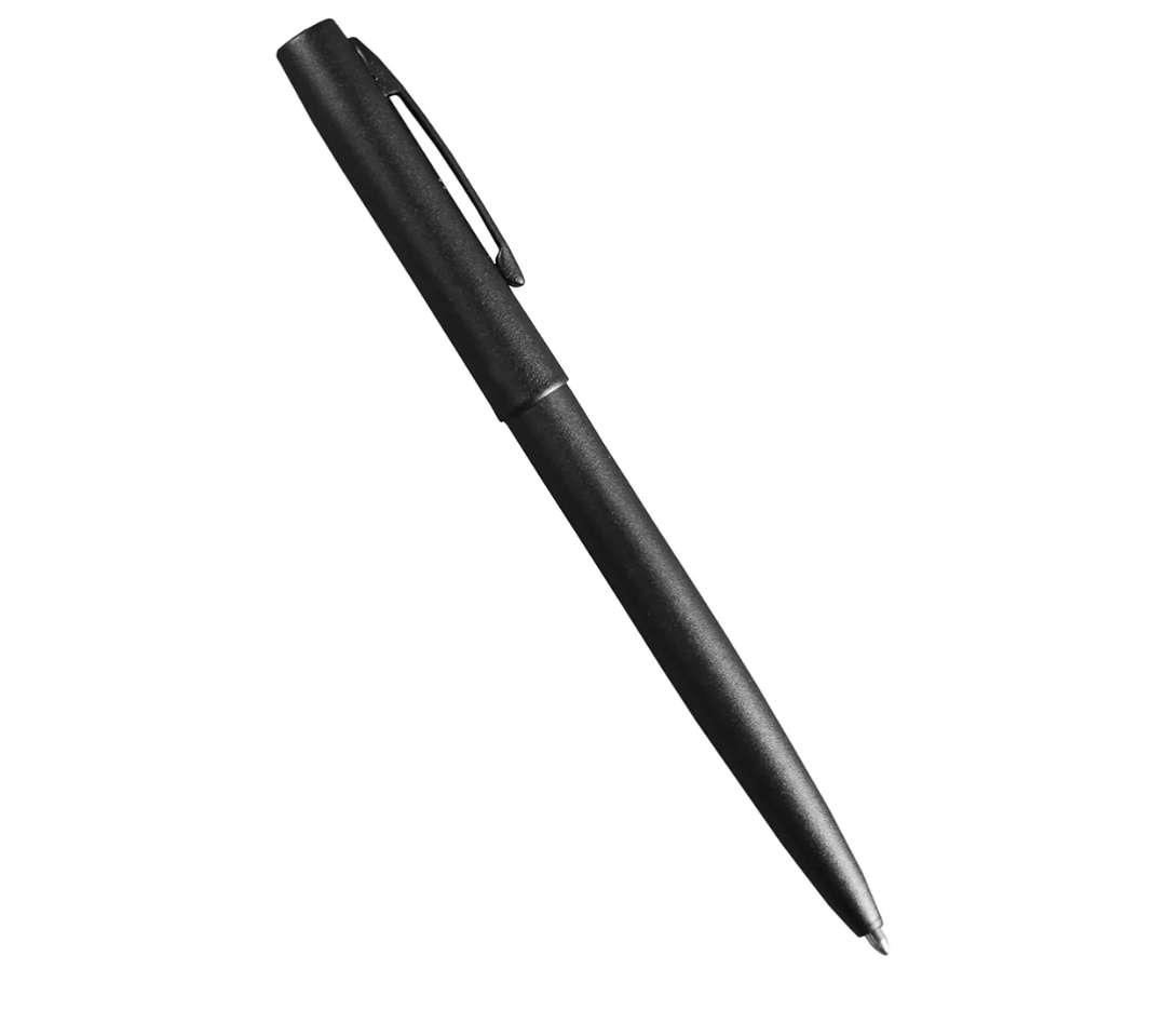 Rite in the Rain Weatherproof Black Metal Clicker Pen - Black Ink (No. 97)