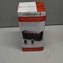 Remington Compact Ceramic Dual Voltage Hot Rollers for Long and Short Hair, Hair Setters, Hair Curlers, 1-1 " Purple/Black, 10 Piece Set