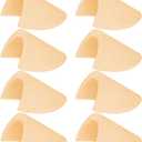 4 Pairs Shoulder Pads Sewing Set-in Shoulder Pads Foam Pads Beige