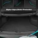 for KIA K4 2025 2026 (Not Fit for Hatchback) Floor Mats Cargo Liner LX LXS EX GT-line Turbo All Weather Season Car Interior Soft Rubber Trunk Carpet Automotive Accessories Black 4PCS