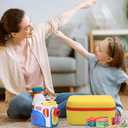 PERFCASE Storage Case for Little Tikes Books Starter Set, Portable Protective Container Case for Storytime, Books, Audio Play Characters (YELLOW)