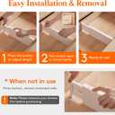 Lifewit 16 Pack Drawer Dividers 4" High, 11-17" Adjustable Drawer Organizers for Clothes, Expandable Dresser Separators in Bedroom/Bathroom/Kitchen/Fridge/Office Organization and Storage, Beige