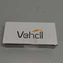 VEHCIL 8 Pack Crystal Dresser Knobs, Single Hole Brushed Nickel Cabinet Knobs,Crystal Handles for Drawers Hardware for Kitchen Cupboard Bathroom, Oval Flower Design