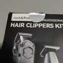 Jack & Rose Clippers and Trimmers Set, Cordless Hair Clippers for Men, Barber Clippers Set