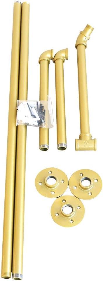 Industrial Pipe Clothes Racks, Space-Saving Display Hanging Clothing Racks