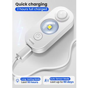 Homelist Small Motion Sensor Light Indoor, Under Cabinet Lighting Wireless, Closet Lights, Rechargeable Night Lights for Kitchen, 22 Packs Battery Operated Magnetic Lights for Shelf/Bookcase/Cabinet