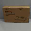 Bonsenkitchen Vacuum Sealer Machine, Stainless Steel Food Sealer Vacuum Sealers with 100 Bags & 1 Roll Bag, 5 Food Vacuum Modes, Builtin Cutter & Bag Storage, SilverBlack