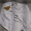 PJ PAUL JONES Mens Dress Shirts Wrinkle Free Stretch Button Down Shirt Casual Long Sleeve Business Shirts (X-Large, White)