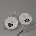 Smoke and Carbon Monoxide Detector - Battery Powered Monoxide Alarm with Dual Sensor and Digital Display, Portable Fire and CO Warning Light Indicators for Kitchen Home (No Battery) 2 Pack