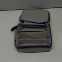 Bukere Travel Sunglasses Organizer Glasses Case, 3 Adjustable Slot for Multiple Eyeglasses, Hard Eyewear Box for Men Women (Grey)