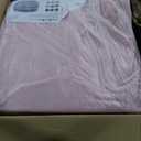 7FT Bean Bag Chair, Large Bean Bag Chairs with Memory Foam Filled, Fluffy Beanbag Sofa with Dutch Velvet Cover, Round BeanBag Chairs for Living Room, Playroom - Light Pink (7FT- 72"x72"x18")