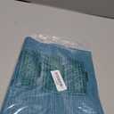 SLKQG Plastic Place mats Set of 4 - Easy Clean Placemats - Washable Heat Resistant Table Mats for Dining Table - 17x12 Inch (Sky Blue Turquoise, 4)