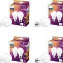 PHILIPS LED 40W A19 6-Pack Ultra Definition Soft White (2200K) 450 Lumen (5W = 40W) Dimmable Frosted Flicker-Free Light Bulbs