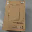 EKO Madison Brushed Stainless 50 Liter/13.2 Gallon Step Trash Can with Inner Liner - Fingerprint Resistant Finish