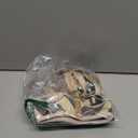 SCENEREAL No Pull Dog Harness Collar and Leash Set for Small Sized Dogs, Soft Mesh Step in Plaid Harnesses for Fall Winter, Adjustable Pet Vest for Outdoor Walking Training and Running (M: Chest Girth: 17"-21", Beige (With Collar))