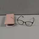 miyya Blue Light Blocking Glasses Women, Fashion Round Transparent Anti Blue Light Glasses with Anti Eyestrain & UV Glare