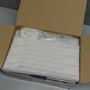 Vintage Glassware Drinking Glasses Set of 6,15 oz Hobnail Glass Cups,Embossed Blue Water Tumbler,for Beer,Cocktail,Whiskey,Juice and Various Mixed Drinks- 1 Cleaning Brush