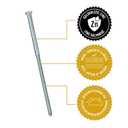 Nuvo Iron - 5/8-In x 12-in Hex Head Lag Bolt - Zinc Plated 6 Pieces