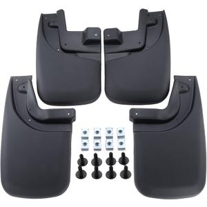 Set of 4PCS Mud Flaps Mud Splash Guards Kit for 2005-2015 Toyota Tacoma Accessories Front and Rear Driver & Passenger Sides Compatible with OEM Fender Flares