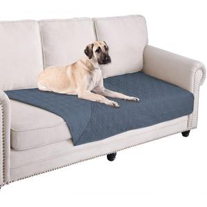 Ameritex Waterproof Blanket Reversible Dog Bed Cover Pet Blanket for Furniture Bed Couch Sofa (30x70 Inch (Pack of 1), Navyblue)