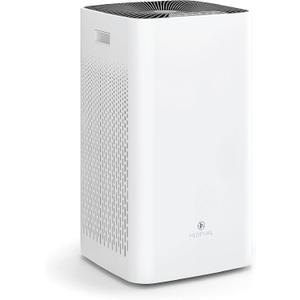 Medify MA-112 Air Purifier with True HEPA H13 Filter | 2,640 ft Coverage in 1hr for Smoke, Wildfires, Odors, Pollen, Pets | Removal to 0.1 Microns | White, 1-Pack