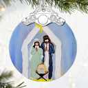 Christian Gifts: Nativity Scene Christmas Ornaments (Christmas Tree Decorations) | Christian Holiday Decor, Holy Family Ornament, Religious Gifts, Baptism Gift & Unique Faith Festival Gift