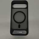 TORRAS Magnetic & Stand for Google Pixel 9 Pro Case/Pixel 9 Case, Fit for MagSafe, 12FT Mil-Grade Drop Protection, Slim Fit for Google Pixel 9/9 Pro Phone Case with Built-in Kickstand, Black | Magnetic, Stand, Fit for MagSafe, Slim Fit, Built-in Kickstand