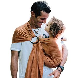 Nalakai Luxury Ring Sling Baby Carrier, Soft Linen Blend Baby Sling, Baby Wrap, Wear Your Little One Close to Your Heart, Comfort, Style