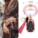 2 x QfungYe For Chevy Key Fob Cover with Keychain (5 Button, Pink)