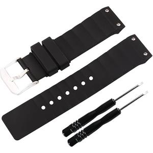 silicone watch strap compatible with Cartier W20121U2 Santos100 women's rubber watch chain Outdoor sports waterproof bracelet buckle