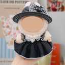 Clothes for 17cm LABUBU Doll (No Doll)- 3 Sets Premium Handmade Adjustable Kawaii Outfits for 17cm Labubu Collectibles Stylish Fashion for Play Display Holidays