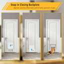 Large Dog Door, Magnetic Door for Pets up to 100 lb, 16.9" 13.9" Doggie Door, Suitable for Interior & Exterior Doors