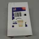 125 Count Gold Plastic Forks Heavy Duty, 7.28 Inch Gold Forks Disposable Heat Resistant Durable Plastic Utensils for Parties, Wedding, Daily Events