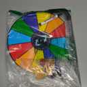 12 Slots Prize Wheel,12 Inch Prizes Spinner with Stand and Heavy Duty Base,Ruleta De Premios,Spin The Wheel for Fortune Spinning Game Carnival & Engaging Home Parties,Tradeshow.