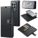 Asuwish Phone Case for OnePlus 12 5G Wallet Magnetic Detachable Cell Cover with Tempered Glass Screen Protector Flip Card Holder Slot One+ 1plus12 2024 Women Men Girls Purse Mobile Accessories Brown