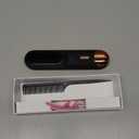 Go Brush Pro 2026 Hair Straightener Brush 300 Million Negative Ionic Portable Hair Straightener Comb for Women with 4 Temps Fast Heating MCH Ceramic Coating Smooth Frizz - Free Hair Shining Black