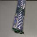 Tifeson 4 Rolls Hanukkah Wrapping Paper, Mini Roll, Chanukah Blue White Holiday Gift Wrapping Paper Menorahs, Star of David, Dreidel Stripe Design,17 Inch x 118 Inch Per Roll