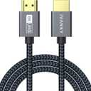 IVANKY 8K HDMI Cable 15 ft, 48Gbps HDMI 2.1 Cable, [8K/60Hz 4K/120Hz, HDR, HDCP 2.3, 3D, eARC], High Speed Braided 8K HDMI Cord Compatible with PS5, PS4, UHD TV and PC (Grey)
